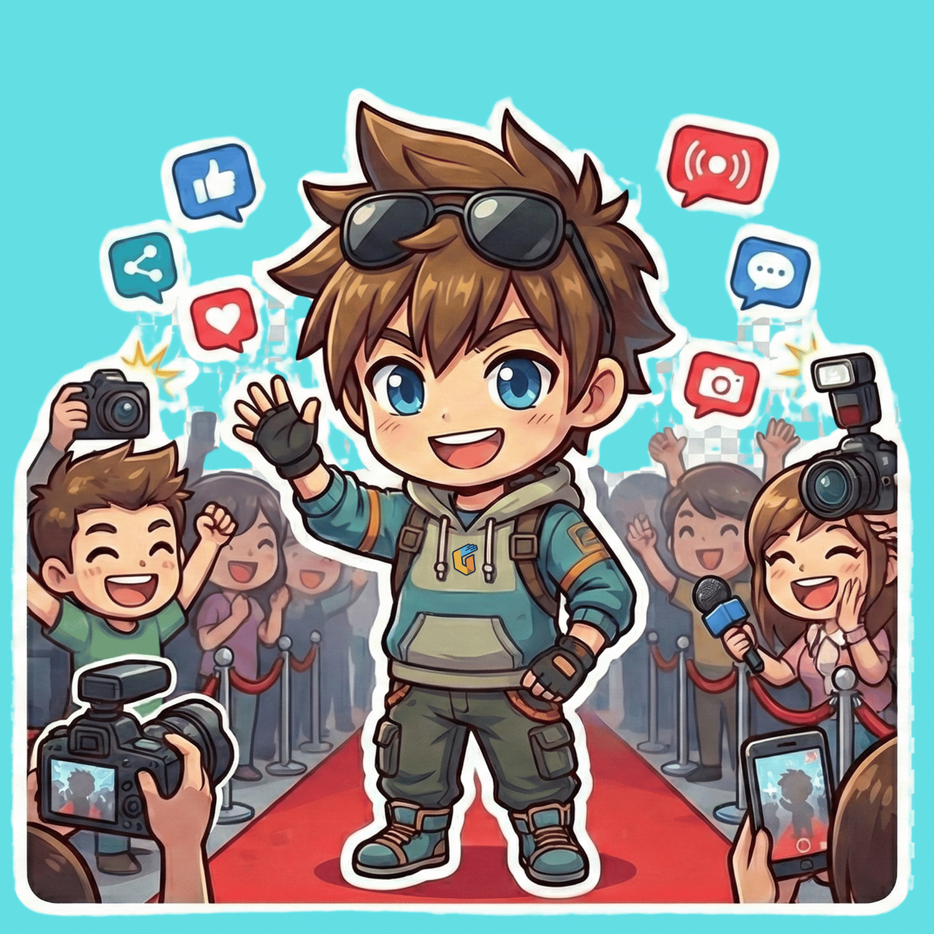 Contact illustration